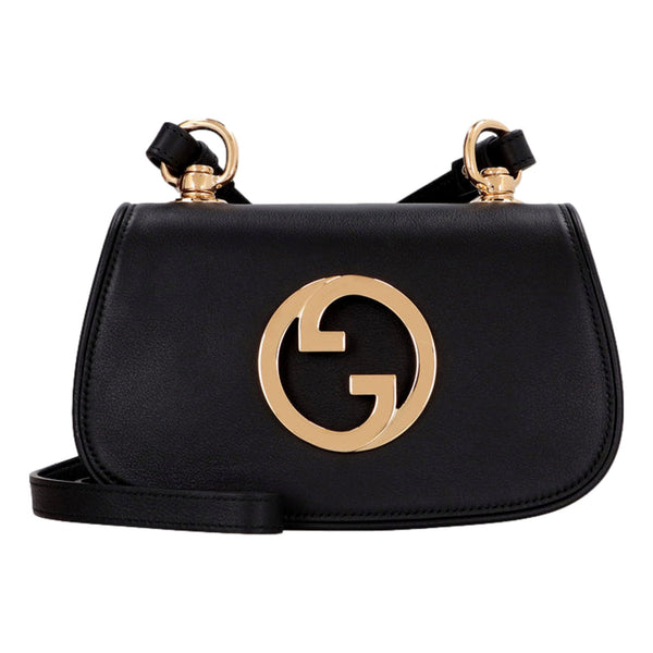 Gucci Blondie GG Mini Bag Web Stripe Strap Small Crossbody in Black, authentic new handbag, image 1