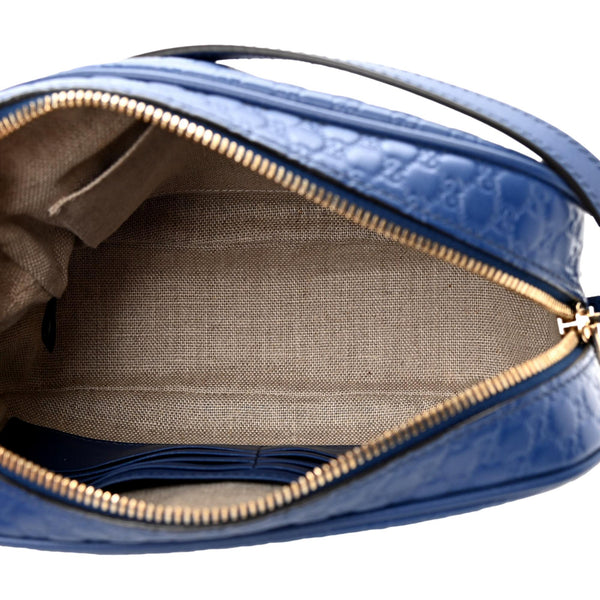 Gucci Bree Microguccissima Leather Crossbody Bag Caspian Blue in Caspian Blue, authentic new handbag, image 5