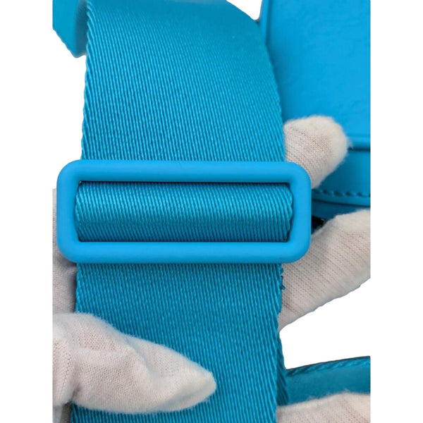 Gucci GG Rubber Effect Crossbody Bag in Blue in Blue, authentic new handbag, image 6