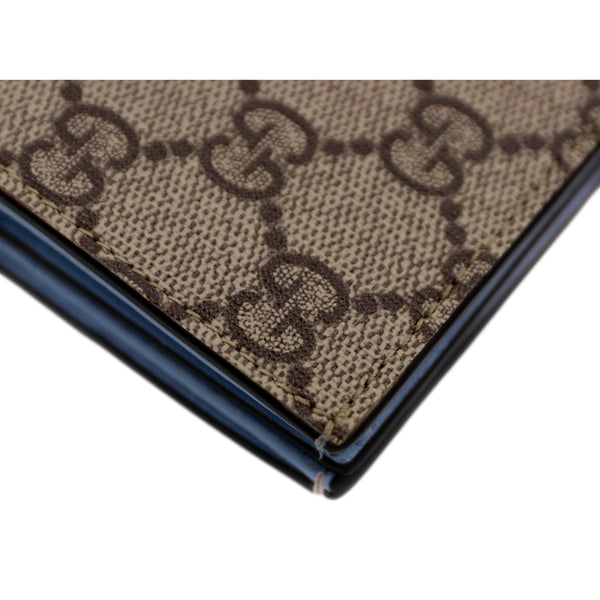 Gucci GG Marmont Canvas Leather Card Case Wallet Pink Blue in Beige, Pink, and Blue, authentic new wallet, image 8