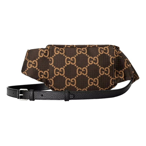 Gucci GG Ripstop Waist Bag Beige Brown Recycled Fabric Belt Bag in Beige and Brown, authentic new handbag, image 3