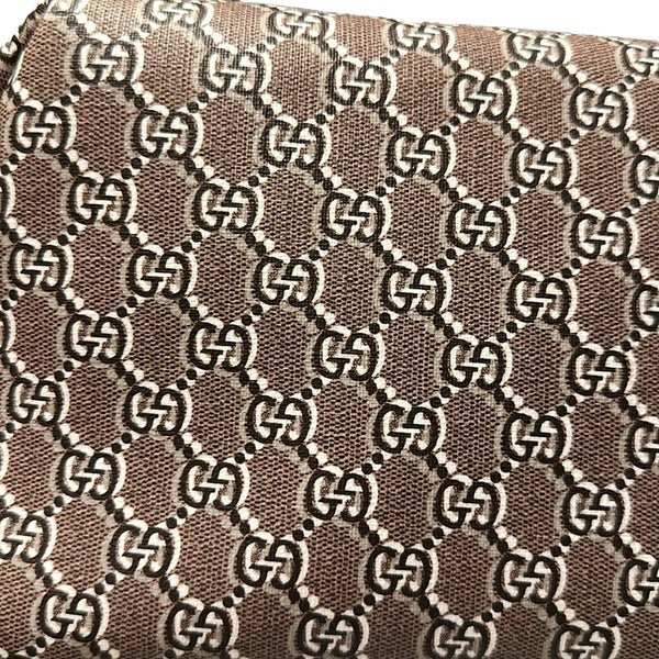 Gucci GG Shadow Beige Brown Large Cosmetic Pouch in Beige and Brown, authentic new handbag, image 5
