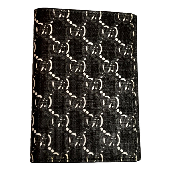 Gucci GG Shadow Large Bifold Wallet Black Embossed Leather in Black, authentic new wallet, image 1