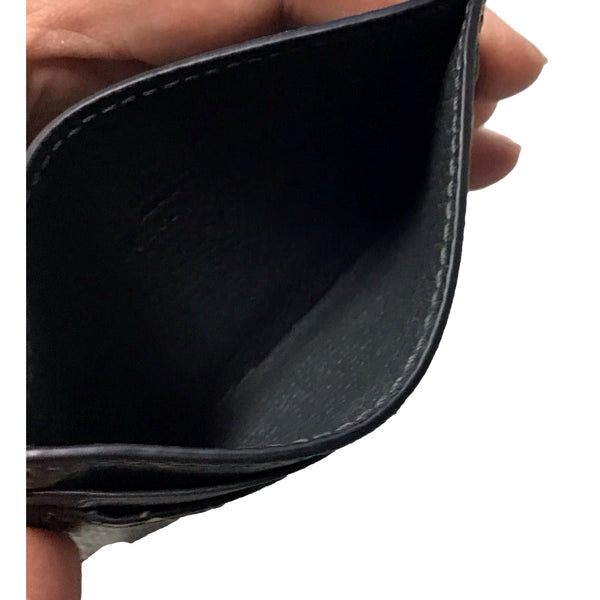 Gucci GG Shadow Black White Card Holder Wallet in Black / White, authentic new wallet, image 4