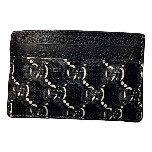 Gucci GG Shadow Black White Card Holder Wallet in Black / White, authentic new wallet, image 3
