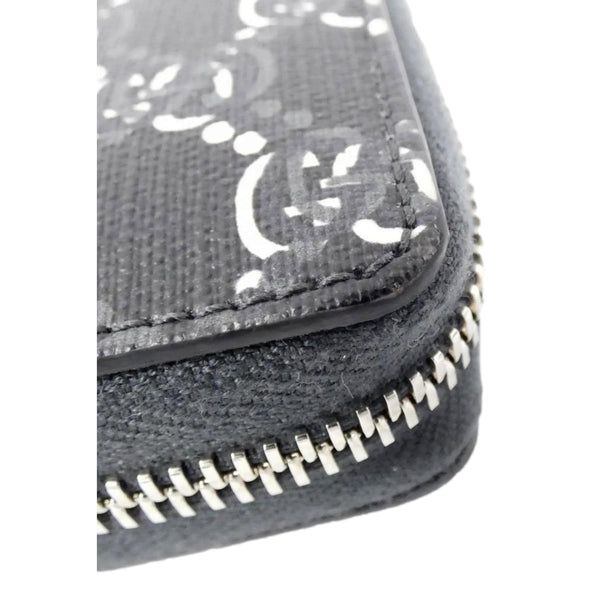 Gucci GG Shadow Black White Continental Zip Around Wallet in Black, authentic new wallet, image 3