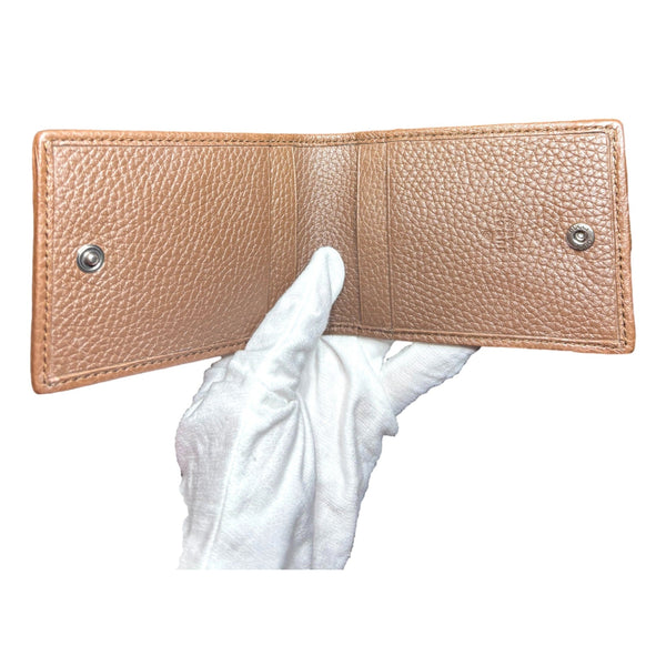 Gucci GG Shadow Brown Canvas AirTag Card Case Wallet — photo 3