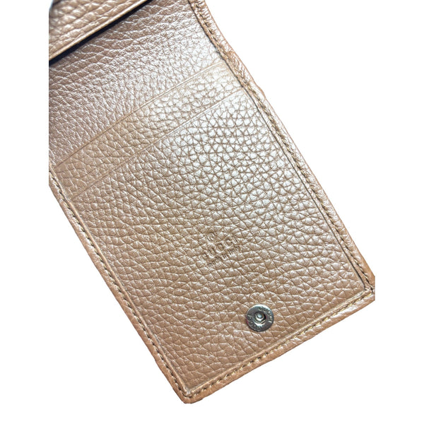 Gucci GG Shadow Brown Canvas AirTag Card Case Wallet — photo 4