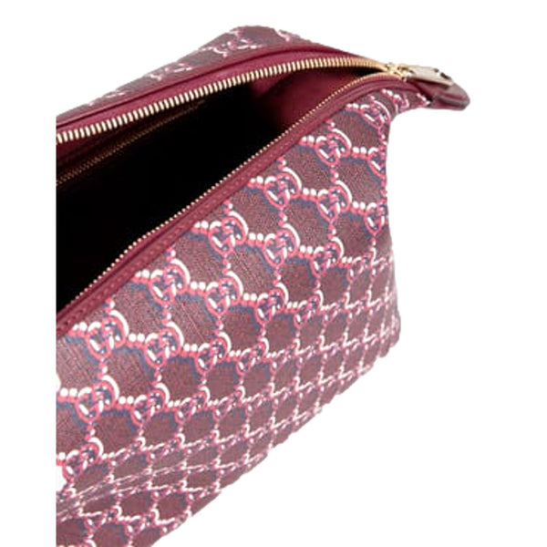Gucci GG Shadow Travel Cosmetic Pouch Bag Bordeaux Red in Bordeaux Red, authentic new handbag, image 2