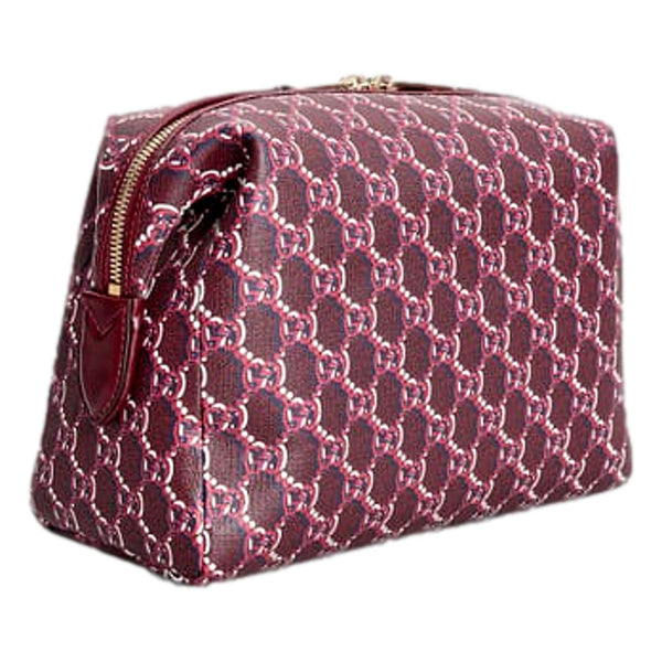 Gucci GG Shadow Travel Cosmetic Pouch Bag Bordeaux Red in Bordeaux Red, authentic new handbag, image 3