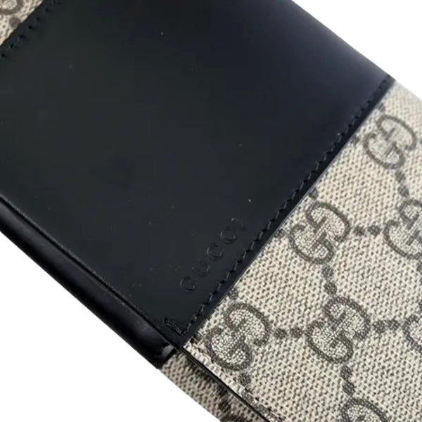 Gucci GG Supreme Canvas Leather Long Wallet in Beige and Brown GG Supreme, authentic new wallet, image 3