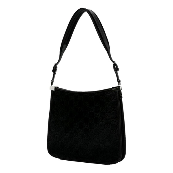Gucci Horsebit Black Fur Slim Shoulder Bag in Black, authentic new handbag, image 2
