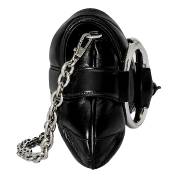 Gucci Horsebit Vertical Quilted Leather Medium Shoulder Bag Black in Black, authentic new handbag, image 7