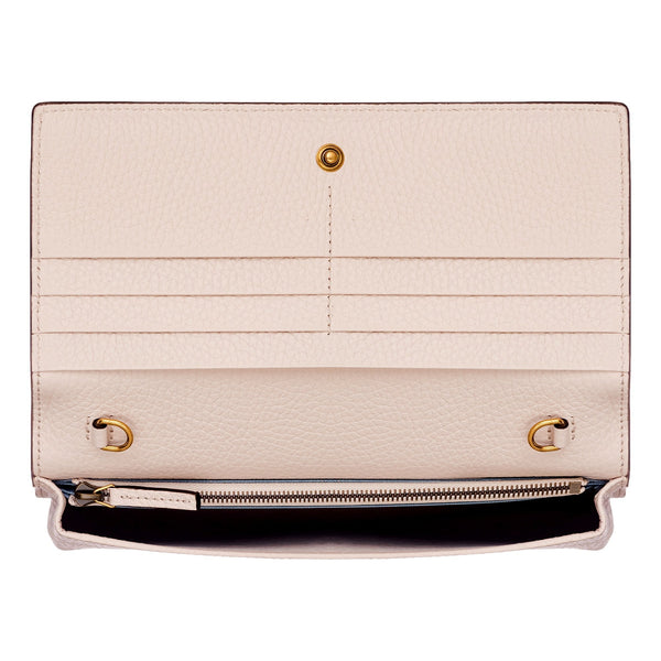Gucci Interlocking GG Python Leather Bow Wallet on Chain Light Pink Gold Hardware – hardware detail 7