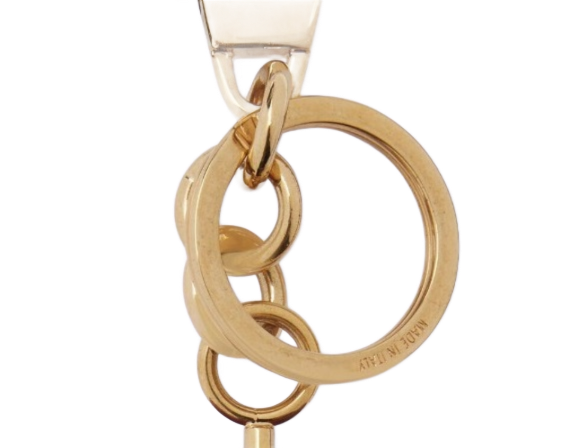 Gucci Interlocking G Purple and Red Glitter Keychain Handbag Charm in Red, authentic new keychain, image 3