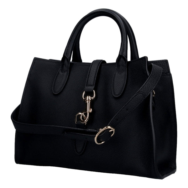 Gucci Jackie Medium Black Calfskin Leather Tote Bag in Black, authentic new handbag, image 3