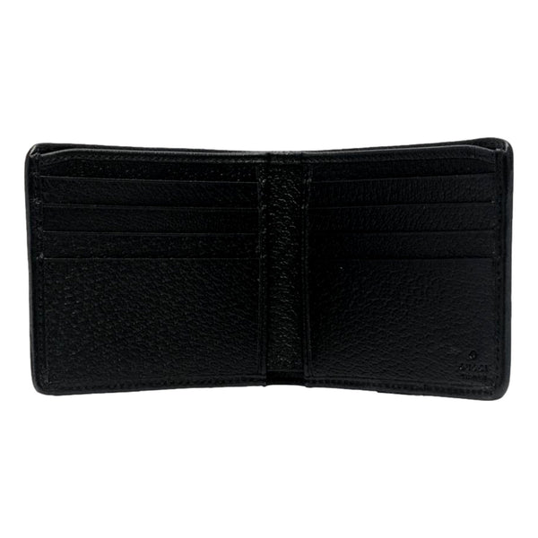 Gucci Jumbo GG Canvas Leather Black Bifold Wallet in Black, authentic new wallet, image 2