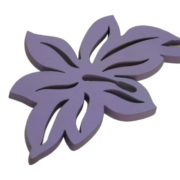 Gucci Leather Flower Keychain Charm Lilac Purple in Lilac Purple, authentic new keychain, image 5