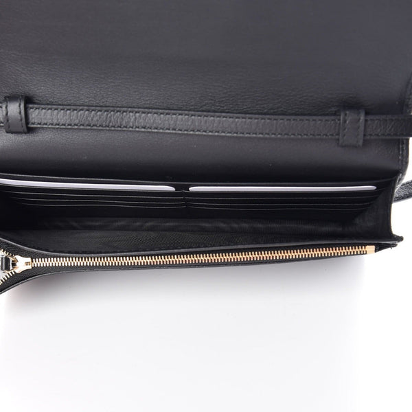Gucci Microguccissima GG Logo Black Leather Wallet Crossbody Handbag in Black, authentic new handbag, image 9