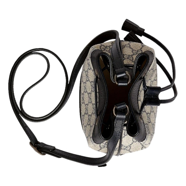 Gucci Ophidia Mini Beige And Blue GG Canvas Bucket Bag in Beige, authentic new handbag, image 5