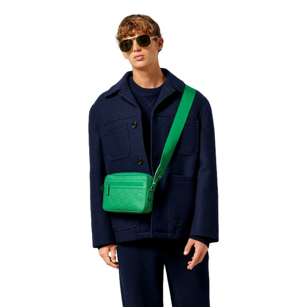 Gucci GG Rubber Effect Crossbody Bag in Green in Green, authentic new handbag, image 5