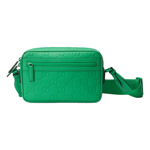 Gucci GG Rubber Effect Crossbody Bag in Green in Green, authentic new handbag, image 1