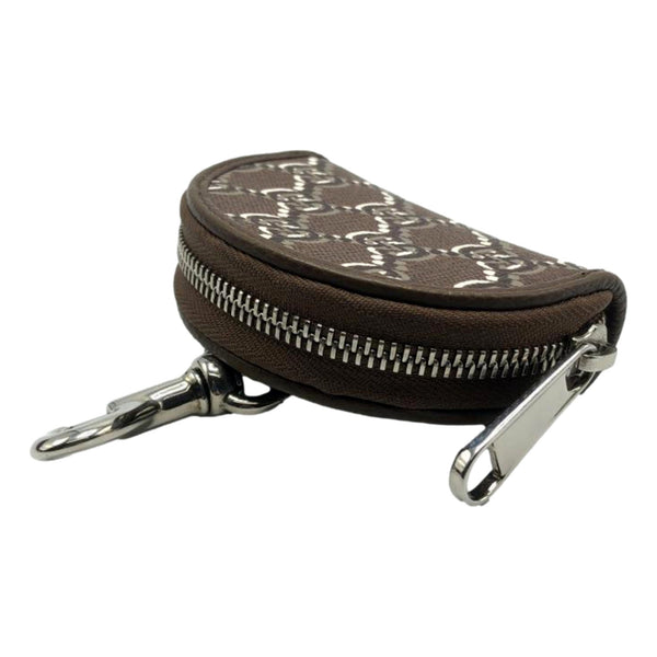 Gucci GG Shadow Brown Canvas Earphone Case Charm in Brown, authentic new accessory, image 2