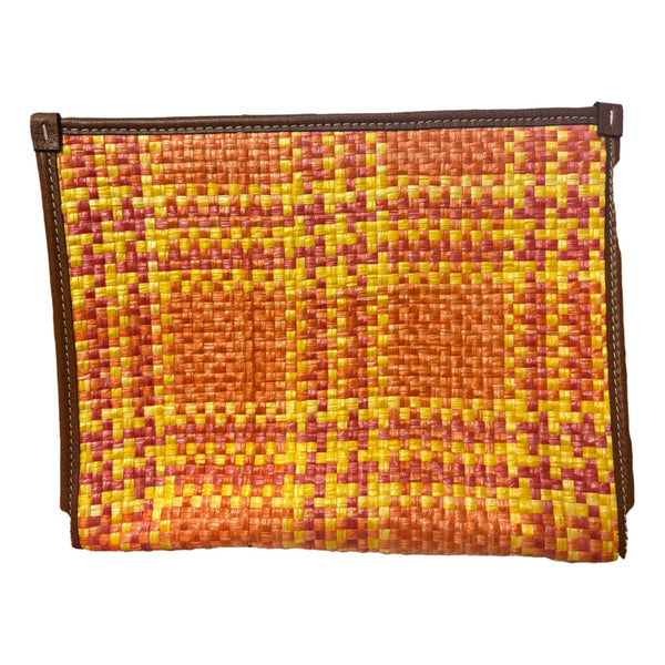 Gucci Summer Stories Forte dei Marmi Raffia Ophidia Clutch – back view