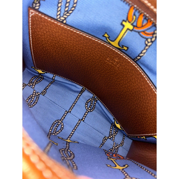 Gucci Summer Stories Forte dei Marmi Raffia Ophidia Clutch – interior view