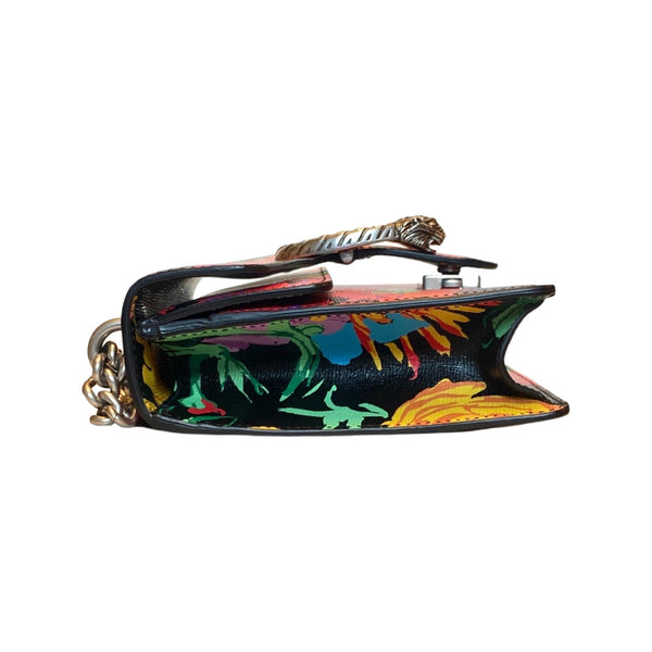 Gucci x Ken Scott Dionysus Small Shoulder Bag Floral Print Leather in Multicolor Floral, authentic new handbag, image 7
