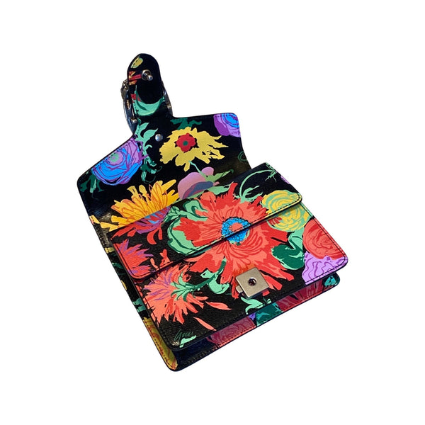 Gucci x Ken Scott Dionysus Small Shoulder Bag Floral Print Leather in Multicolor Floral, authentic new handbag, image 9
