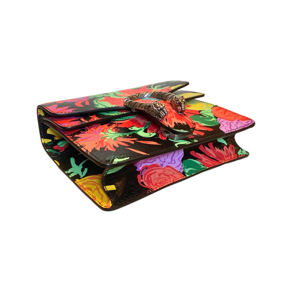 Gucci x Ken Scott Dionysus Small Shoulder Bag Floral Print Leather in Multicolor Floral, authentic new handbag, image 6