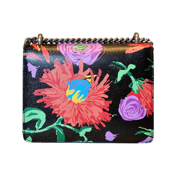 Gucci x Ken Scott Dionysus Small Shoulder Bag Floral Print Leather in Multicolor Floral, authentic new handbag, image 2