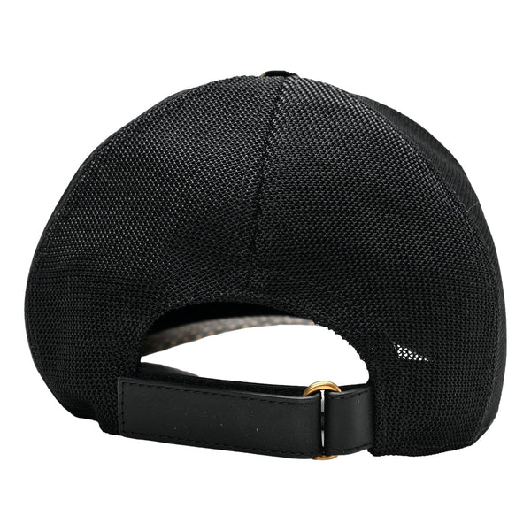 Gucci x Sega Guccy Stars Black Gold Leather Hat XL in Black and Gold, authentic pre-loved hat, image 3