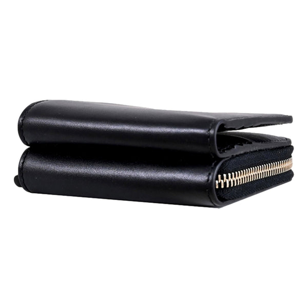 Gucci Black Patent Leather Zip-Around Wallet with Bamboo Pull in Black, authentic new wallet, image 5