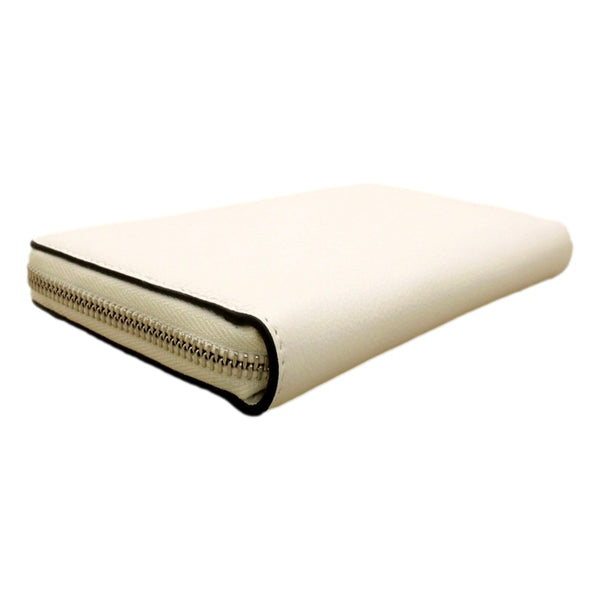 Jimmy Choo Bettina Milk White Leather Long Zip-Around Wallet in Milk White, authentic new wallet, image 4