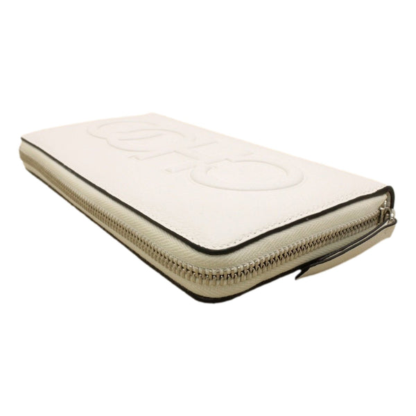 Jimmy Choo Bettina Milk White Leather Long Zip-Around Wallet in Milk White, authentic new wallet, image 3