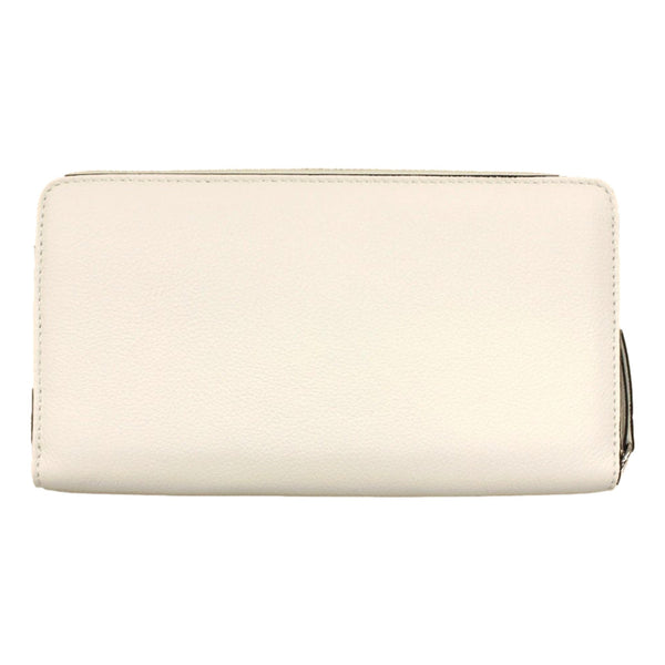Jimmy Choo Bettina Milk White Leather Long Zip-Around Wallet in Milk White, authentic new wallet, image 2