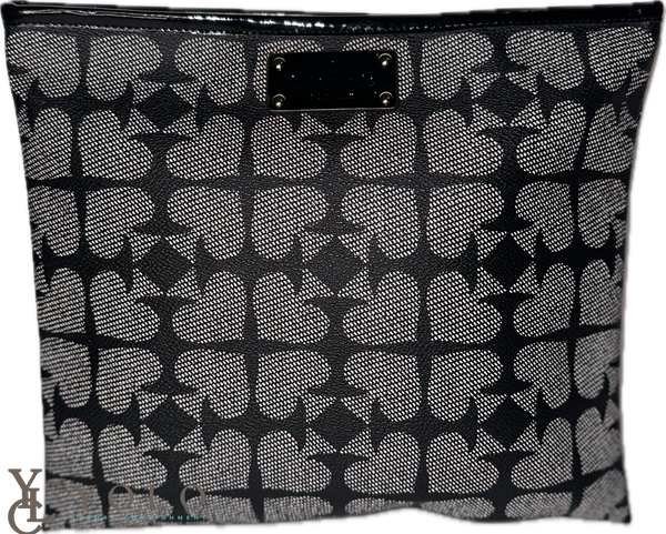 Kate Spade Adrianne Ace of Spades Clutch Graphic Zip Pouch — primary product view