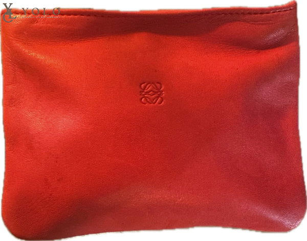 Loewe Anagram Compact Pouch Nappa Leather Zip Case — primary product view