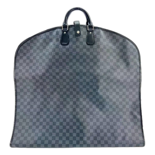 Louis Vuitton Damier Graphite Garment Bag in Black and Gray, authentic pre-loved handbag, image 1