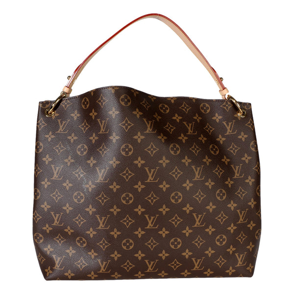 Louis Vuitton Graceful MM Monogram canvas shoulder bag, back view
