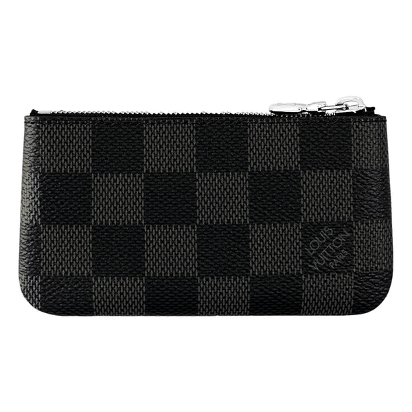 Louis Vuitton Key Pouch Damier Graphite Canvas, authentic pre-loved wallet, image 3
