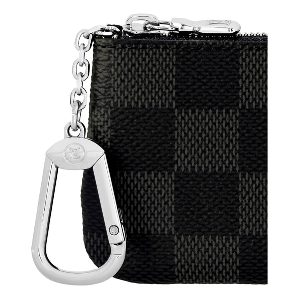 Louis Vuitton Key Pouch Damier Graphite Canvas, authentic pre-loved wallet, image 5