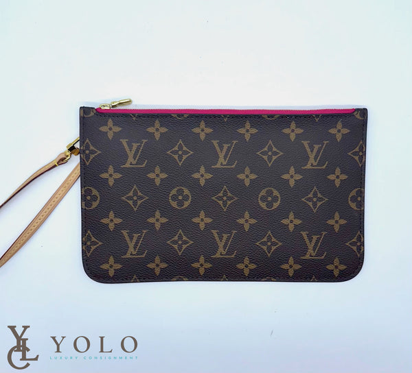 Louis Vuitton Monogram Neverfull Pochette Pivoine YOLO — product detail 1