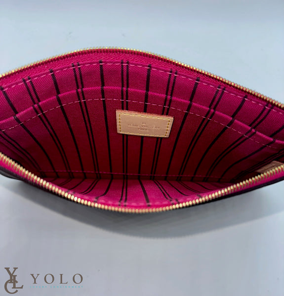 Louis Vuitton Monogram Neverfull Pochette Pivoine YOLO — product detail 2