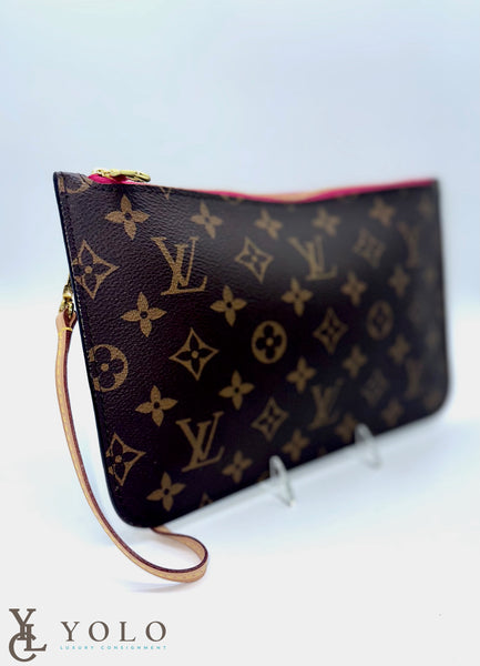 Louis Vuitton Monogram Neverfull Pochette Pivoine YOLO — product detail 3