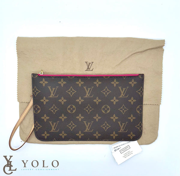 Louis Vuitton Monogram Neverfull Pochette Pivoine YOLO — product detail 4