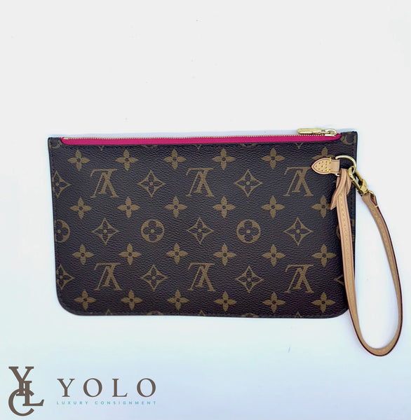 Louis Vuitton Monogram Neverfull Pochette Pivoine YOLO — product detail 5