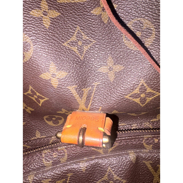 Louis Vuitton Monogram Canvas Montsouris GM Drawstring Backpack in Brown Monogram, authentic pre-loved handbag, image 10